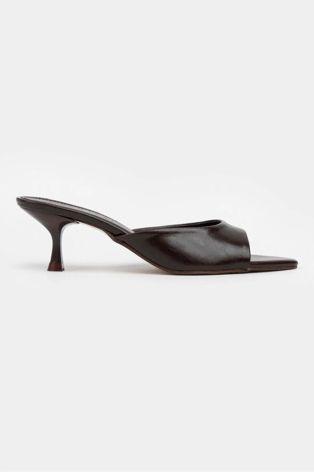 Promise Rustic Patterned Pointed Toe Slim Heel Mule