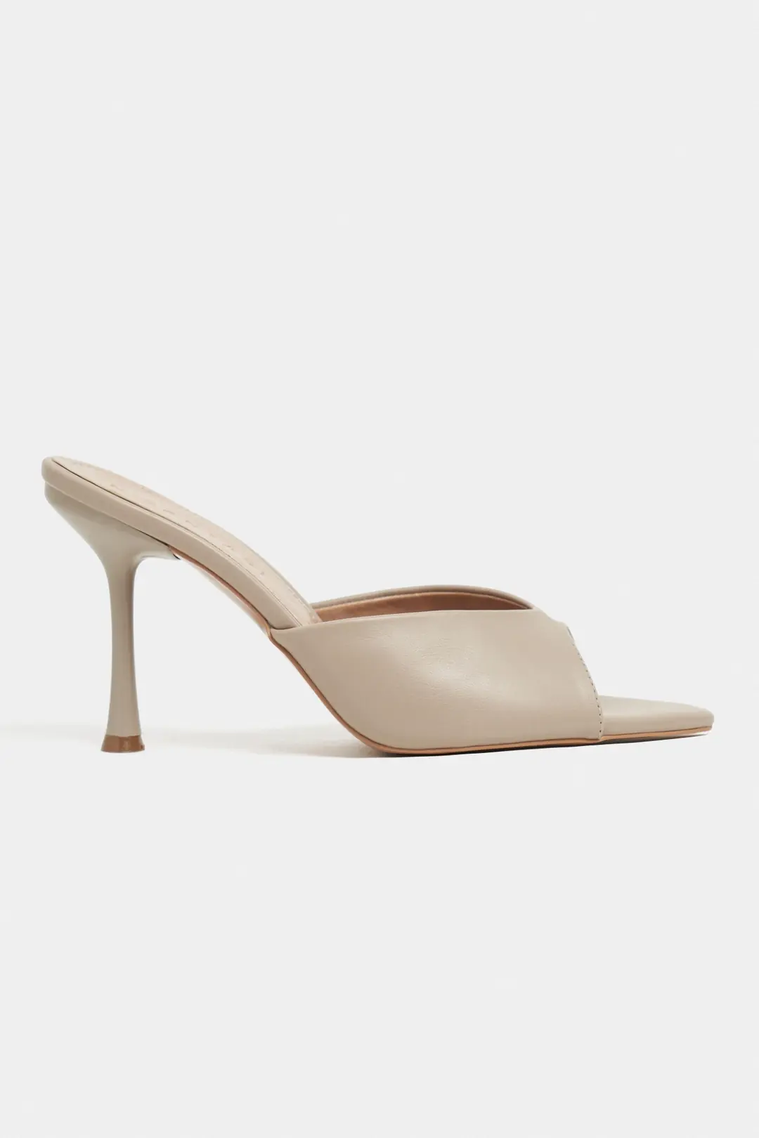Rodi Matte Pointed Toe Slim Heel Mule